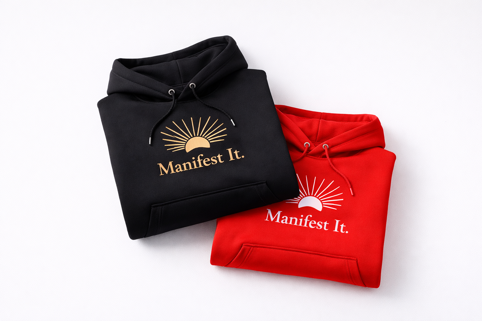 Manifest it- Crop Hoodie